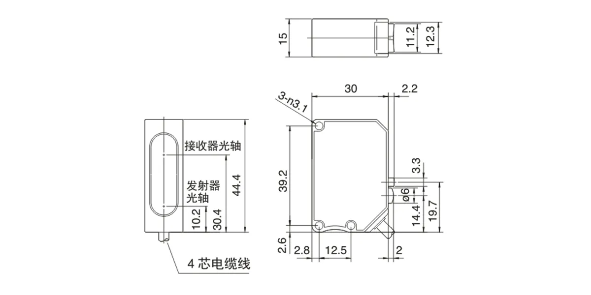 背景抑制型传感器(els、elt系列)